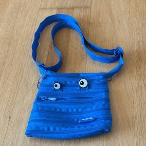Zipit Blue Crossbody Bag